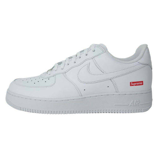Supreme シュプリーム CU9225-100 × NIKE AIR FORCE 1 Low SP ナイキエアフォース ワン ロー ホワイト系 28cm【新古品】【未使用】【中古】