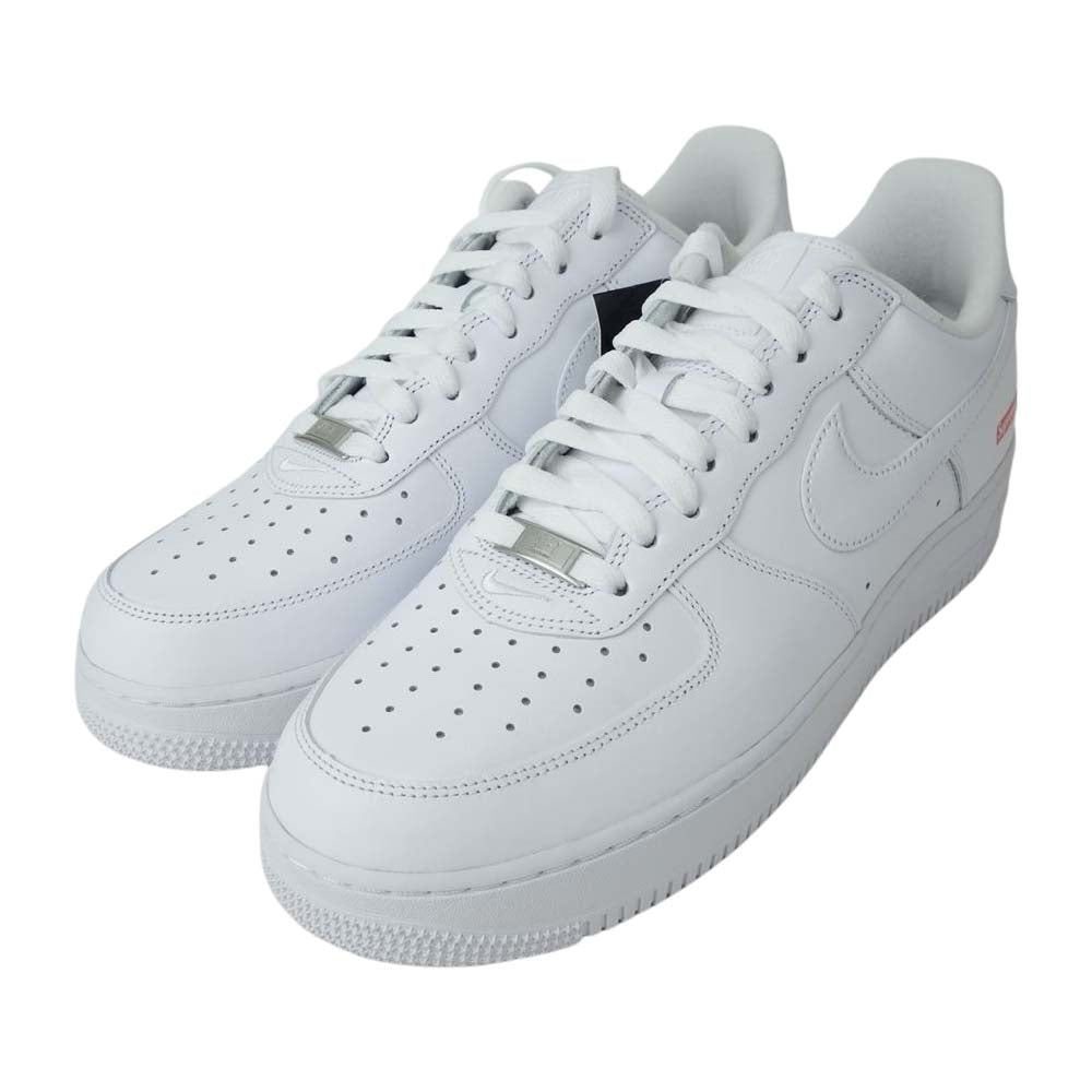 Supreme シュプリーム CU9225-100 × NIKE AIR FORCE 1 Low SP ナイキエアフォース ワン ロー ホワイト系 28cm【新古品】【未使用】【中古】