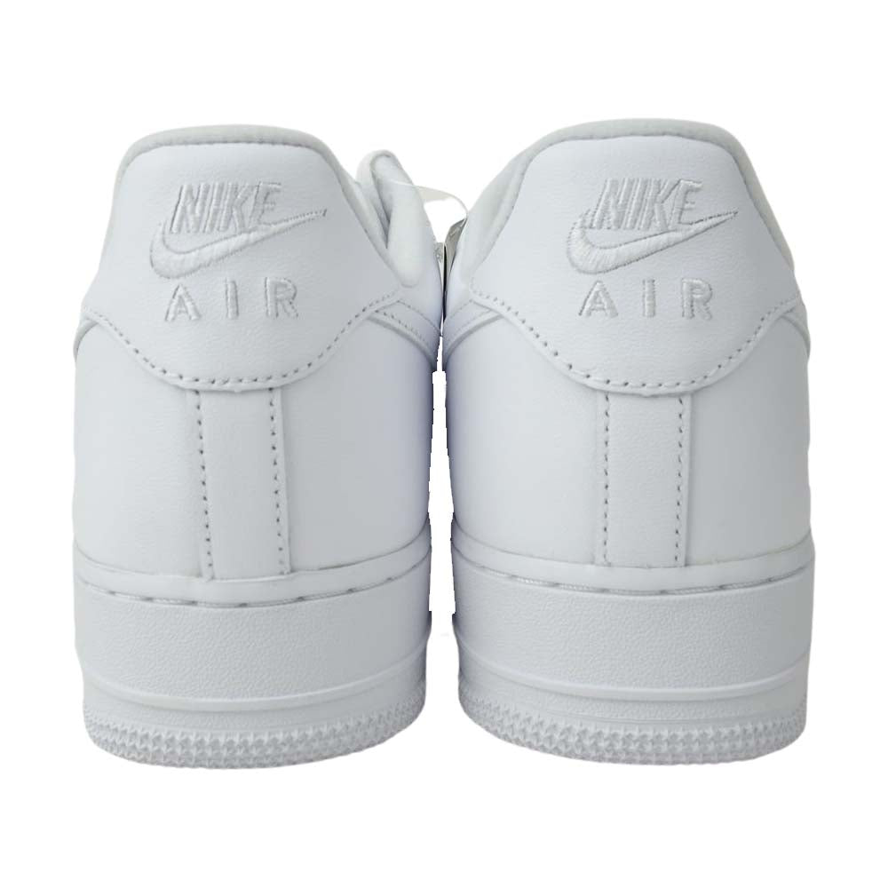 Supreme シュプリーム CU9225-100 × NIKE AIR FORCE 1 Low SP ナイキエアフォース ワン ロー ホワイト系 27.5cm【新古品】【未使用】【中古】