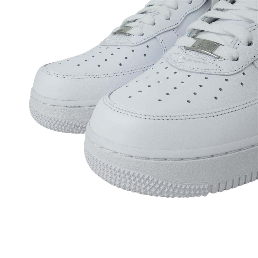 Supreme シュプリーム CU9225-100 × NIKE AIR FORCE 1 Low SP ナイキエアフォース ワン ロー ホワイト系 27.5cm【新古品】【未使用】【中古】