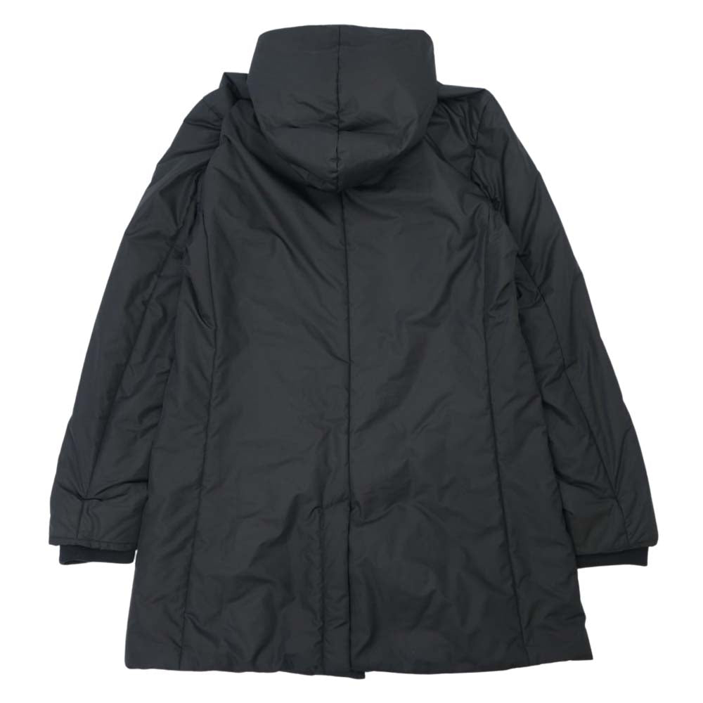 1piu1uguale3 ウノピュウノウグァーレトレ MRC105 NEXT WRAP HOODED BLACK THERMOLITE 中綿 ラップ コート ブラック系 VI【美品】【中古】