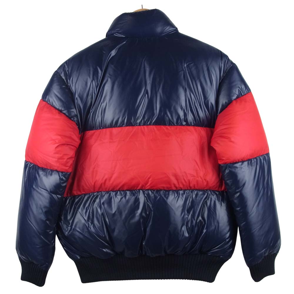 AKM エイケイエム DUVETICA デュベティカ AIN 切替 バイカラー ナイロン ダウン ジャケット ネイビー系 レッド系 M【新古品】【未使用】【中古】