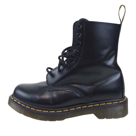 Dr.Martens ドクターマーチン PASCAL パスカル 8ホール レースアップ ブーツ ブラック系 UK4【中古】