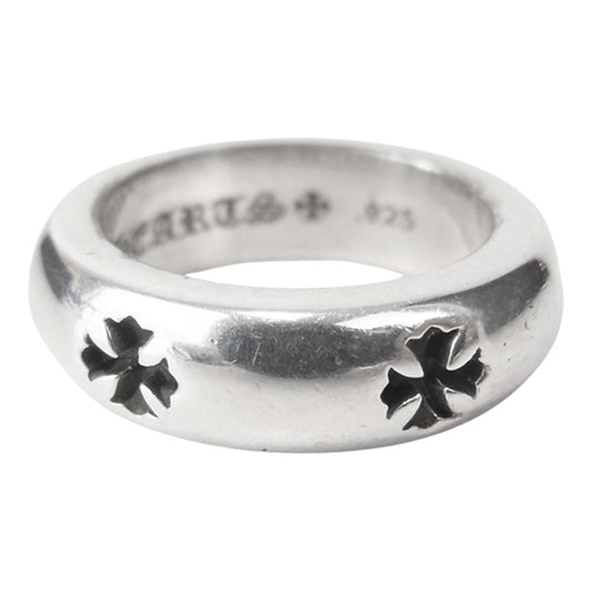CHROME HEARTS クロムハーツ（原本有） NEGATIVE CH PLUS RING ネガティブ CHプラス リング シルバー系 4号程度【中古】
