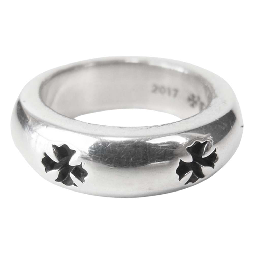 CHROME HEARTS クロムハーツ（原本有） NEGATIVE CH PLUS RING ネガティブ CHプラス リング シルバー系 4号程度【中古】