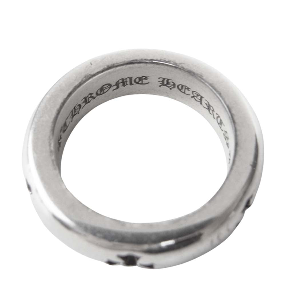 CHROME HEARTS クロムハーツ（原本有） NEGATIVE CH PLUS RING ネガティブ CHプラス リング シルバー系 4号程度【中古】