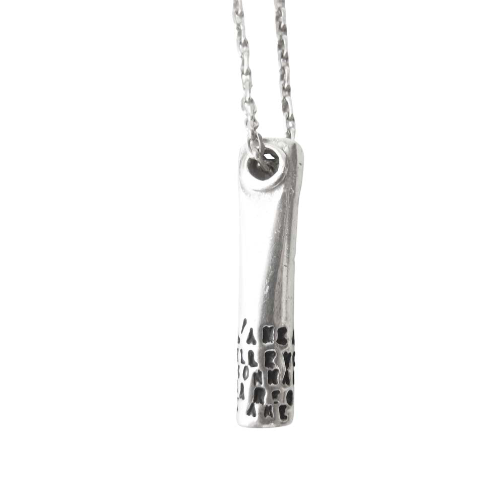 セルジュトラヴァル REFLET NECKLACE 反射 ロゴ ネックレス シルバー系【中古】