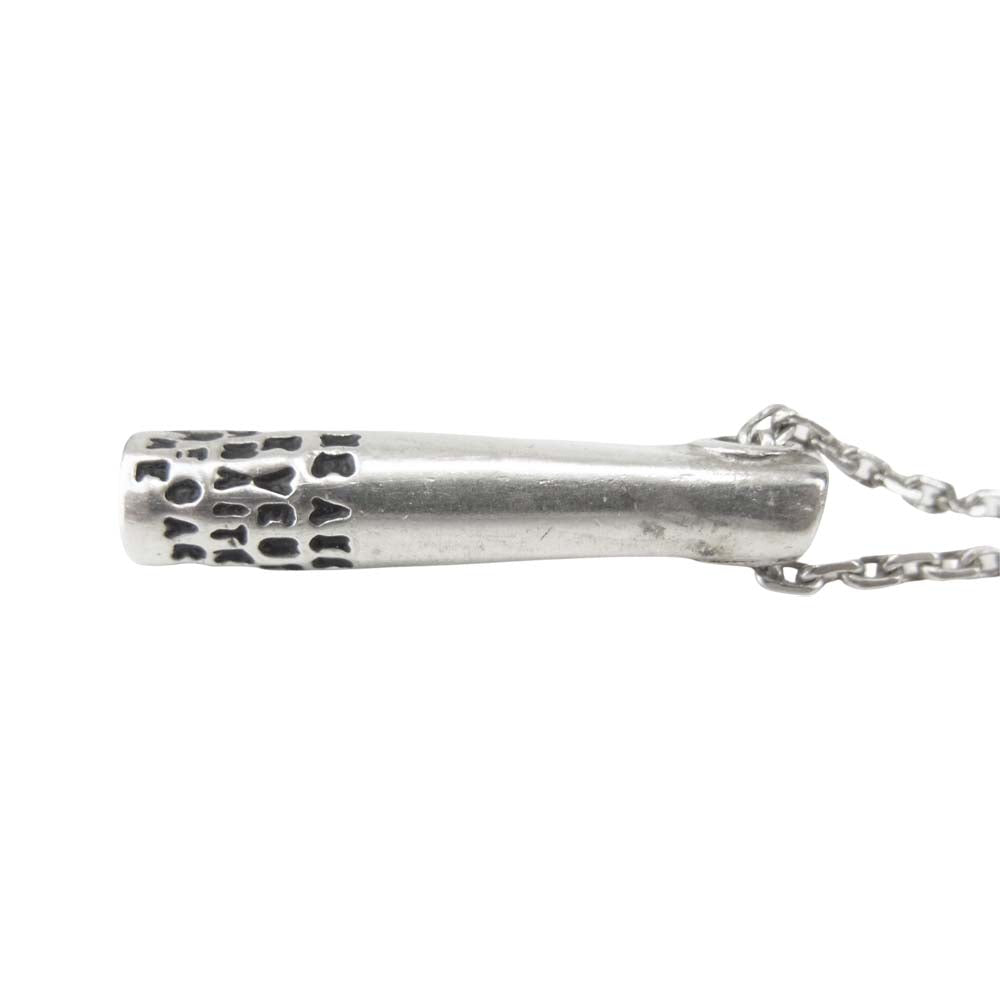 セルジュトラヴァル REFLET NECKLACE 反射 ロゴ ネックレス シルバー系【中古】