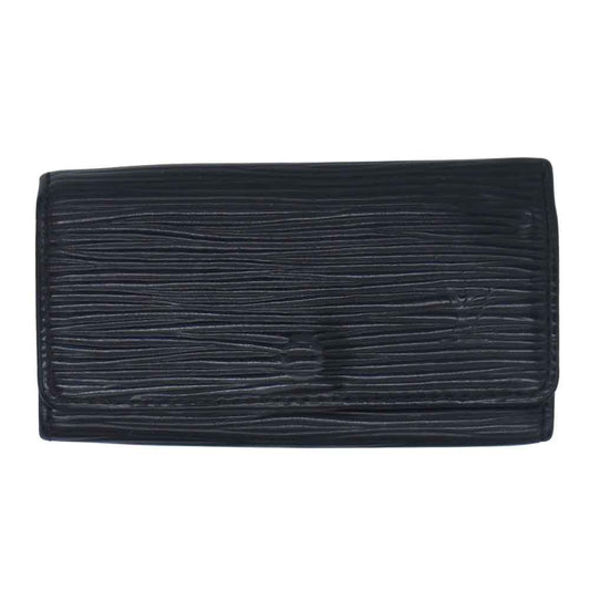 LOUIS VUITTON ルイ・ヴィトン M63822 エピ ミュルティクレ４ 4連 キーケース ブラック系【中古】