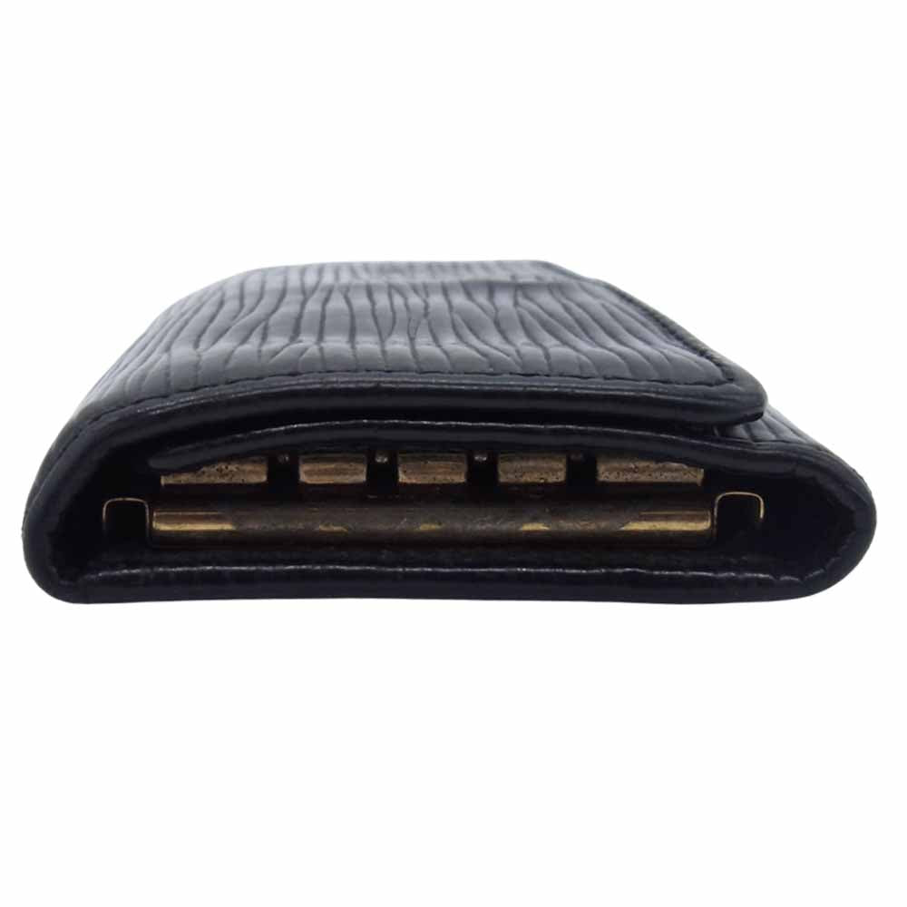 LOUIS VUITTON ルイ・ヴィトン M63822 エピ ミュルティクレ４ 4連 キーケース ブラック系【中古】