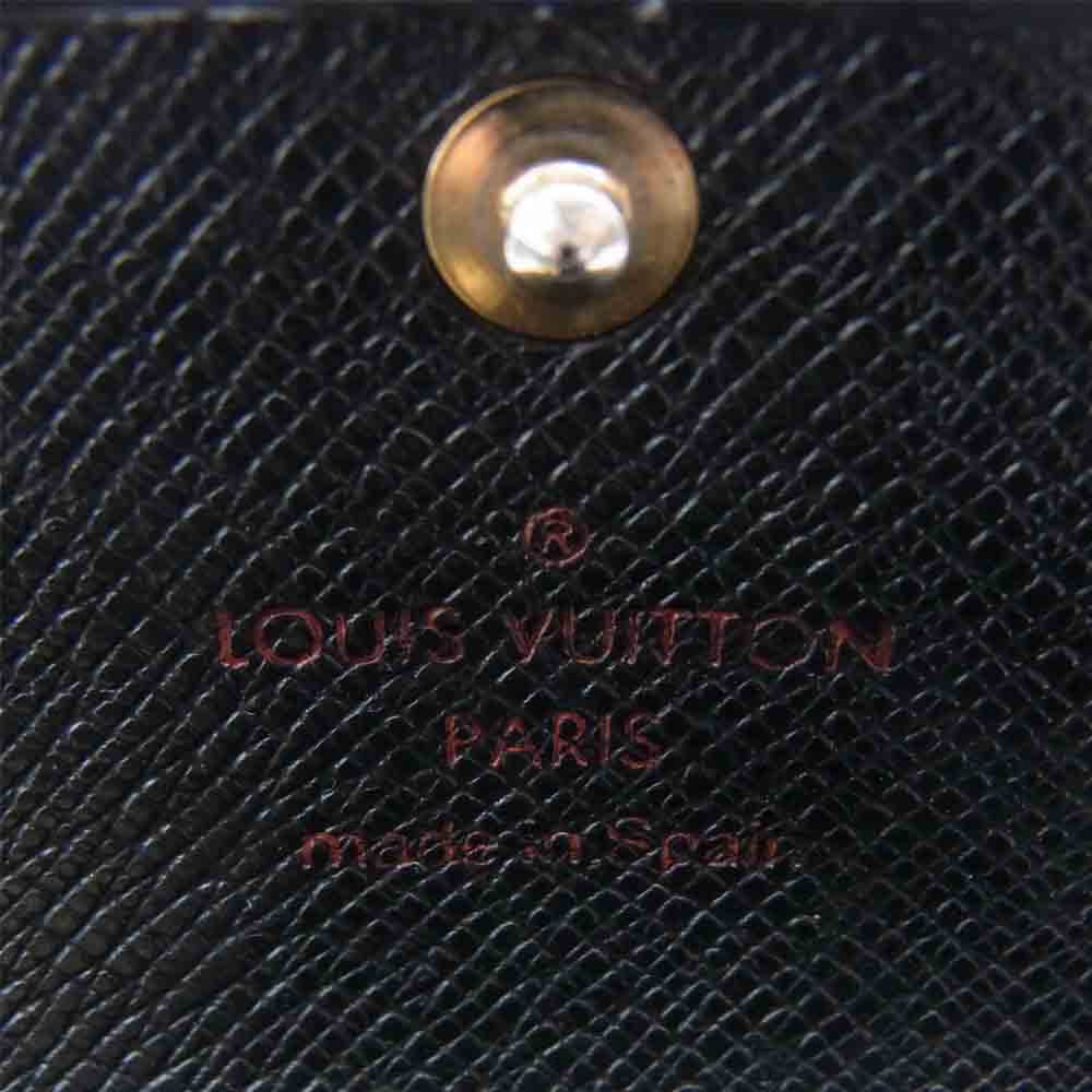 LOUIS VUITTON ルイ・ヴィトン M63822 エピ ミュルティクレ４ 4連 キーケース ブラック系【中古】