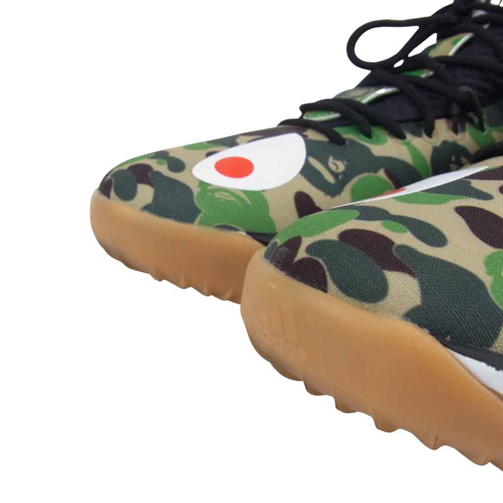 A BATHING APE アベイシングエイプ AP9974 adidas アディダス DAME4 BAPE CAMO PACK ダム ダミアン リラード ベイプカモパック マルチカラー系 27㎝【美品】【中古】