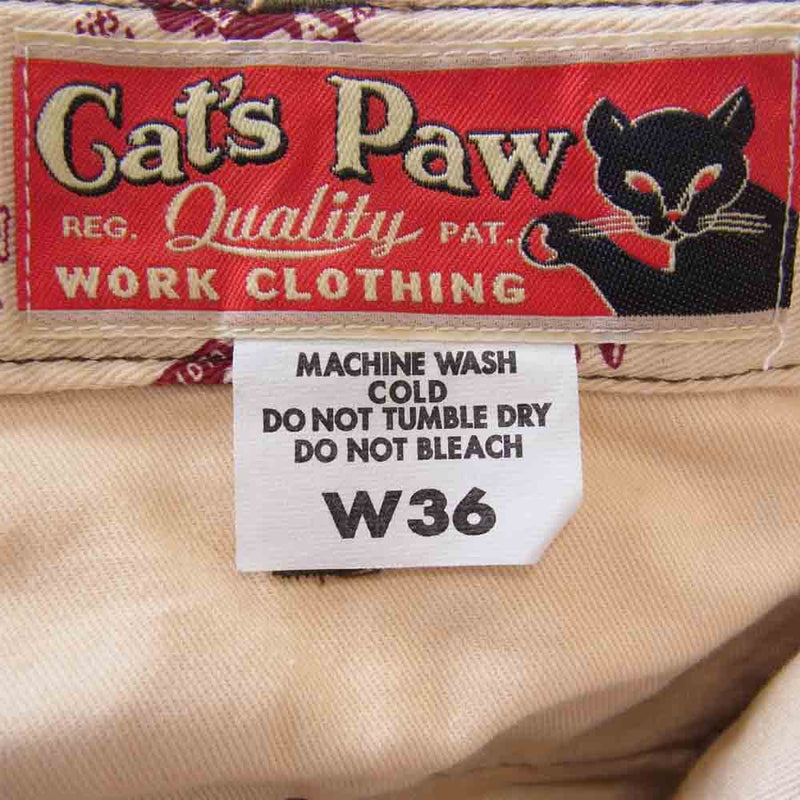 CAT'S PAW WORK CLOTHING キャッツポウ　パンツ　チノパン