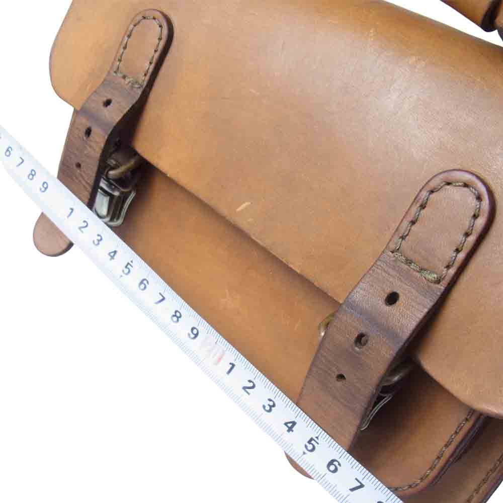 HERZ ヘルツ 2WAY レザー ショルダーバッグ ハンドバッグ ショルダー ハンド バッグ 日本製 ブラウン系【中古】