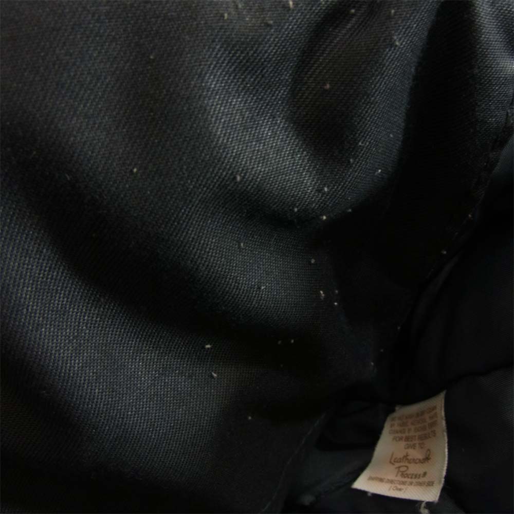 schott ショット 618 80's～90's perfect パーフェクト バイカータグ USA製 ダブル ライダース ジャケット レザー ブラック系 34【中古】