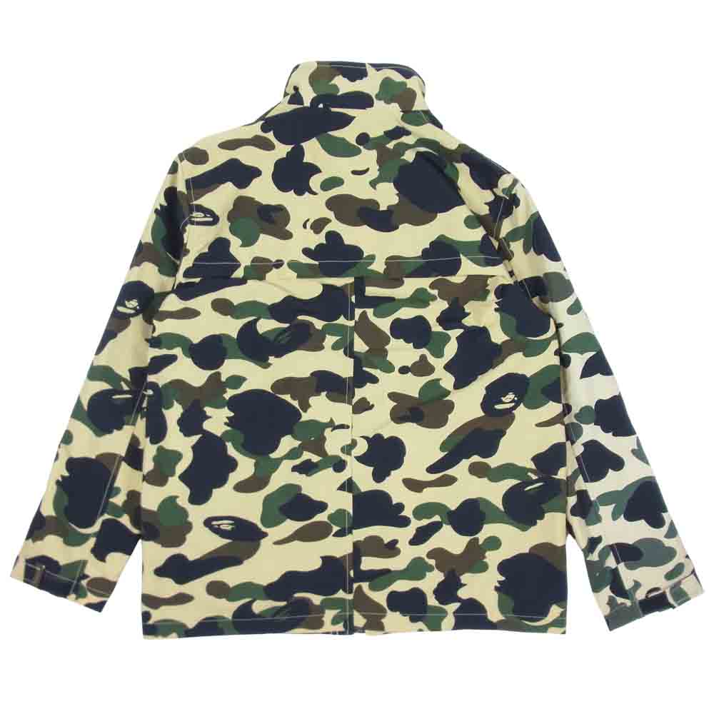 A BATHING APE アベイシングエイプ 1st Camo ナイロン ジャケット 迷彩 カモ ベージュ系 M【中古】