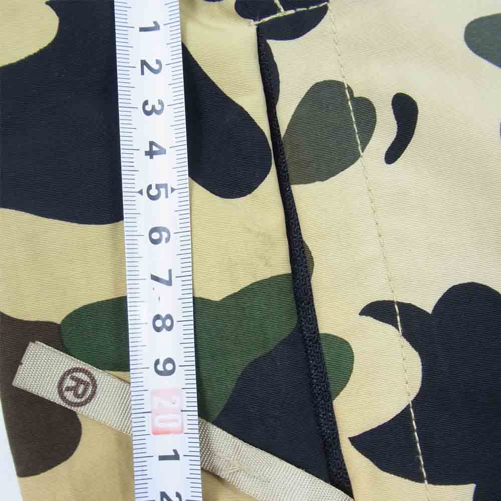 A BATHING APE アベイシングエイプ 1st Camo ナイロン ジャケット 迷彩 カモ ベージュ系 M【中古】