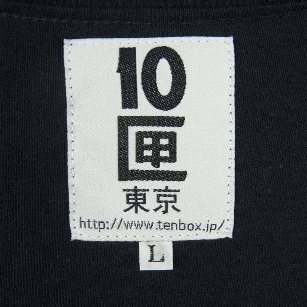テンボックス Tony Scorpion L/S Tee ロゴ 長袖 Tシャツ ホンジュラス製 ブラック系 L【中古】