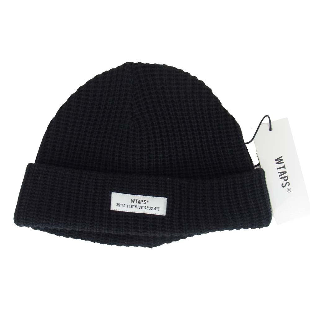 WTAPS ダブルタップス 202MATD-HT01 BEANIE ビーニー ニット帽 ブラック系 F【中古】