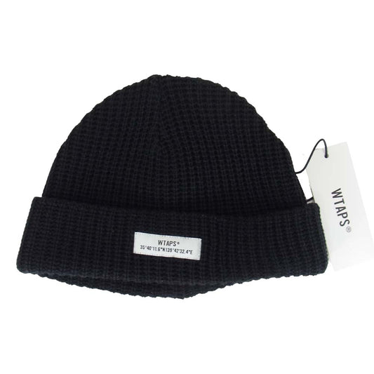 WTAPS ダブルタップス 202MATD-HT01 BEANIE ビーニー ニット帽 ブラック系 F【中古】