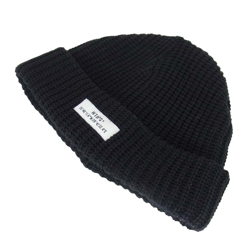 WTAPS ダブルタップス 202MATD-HT01 BEANIE ビーニー ニット帽 ブラック系 F【中古】