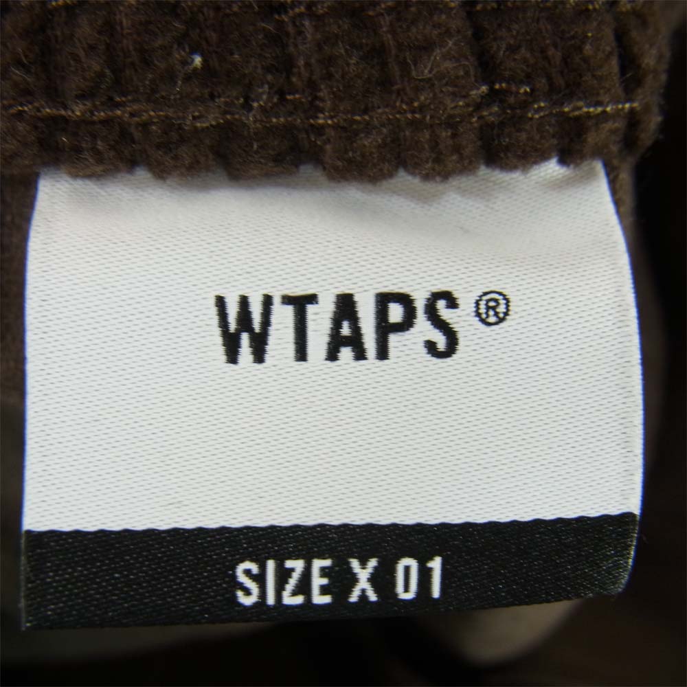WTAPS ダブルタップス 202BRDT-PTM04  CHEF TROUSERS COTTON CORDUROY コットン コーデュロイ シェフ パンツ ブラウン系 S【中古】