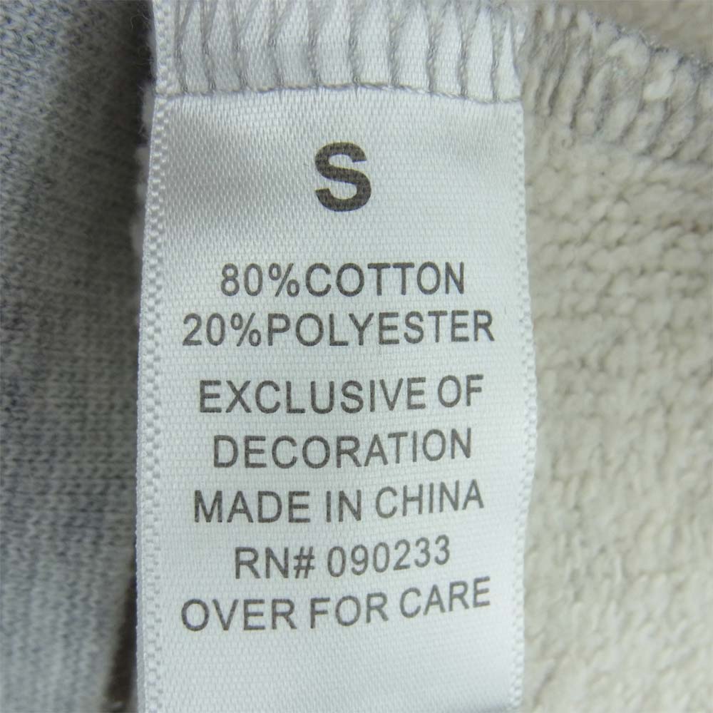 FEAR OF GOD フィアオブゴッド ESSENTIALS エッセンシャルズ バック ロゴ パーカー ライトグレー系 S【中古】