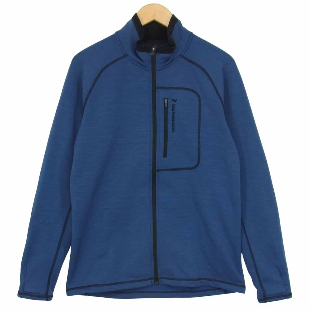 ピークパフォーマンス g60941006 HELI MID JACKET ヘリミッド ジャケット ストレッチ フリース ネイビー系 L【中古】