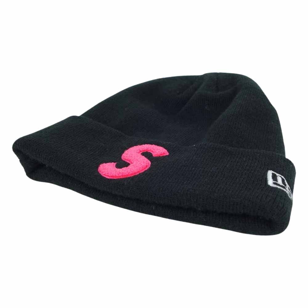 Supreme シュプリーム 19AW New Era S Logo Beanie ニューエラ Sロゴ ビーニー ブラック系【中古】