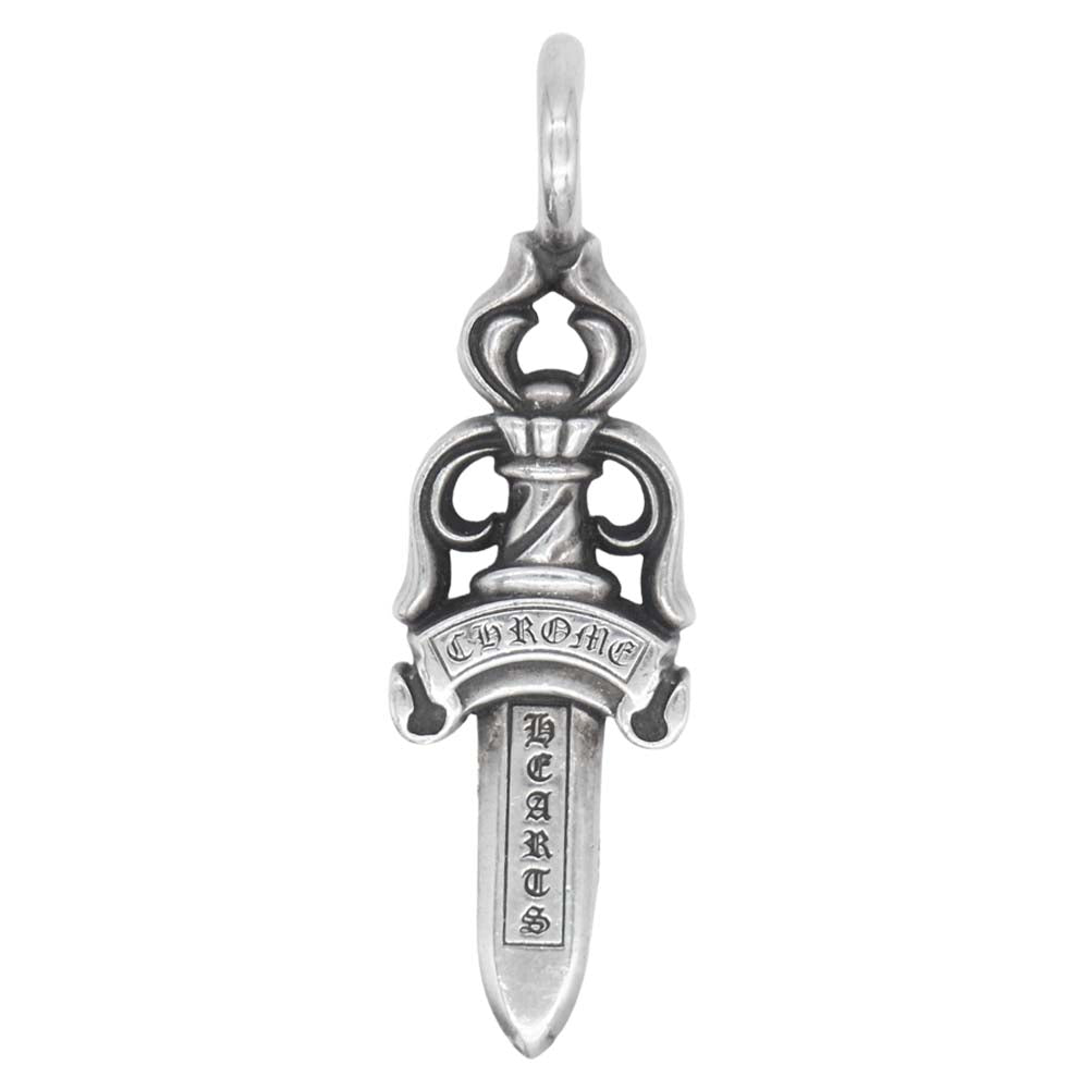 CHROME HEARTS クロムハーツ（原本無） ダブルダガー ペンダント シルバー系【中古】