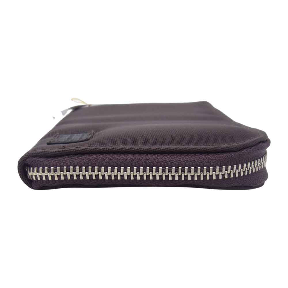 PORTER ポーター LIFT リフト L字ファスナー 財布 ダークブラウン系【極上美品】【中古】