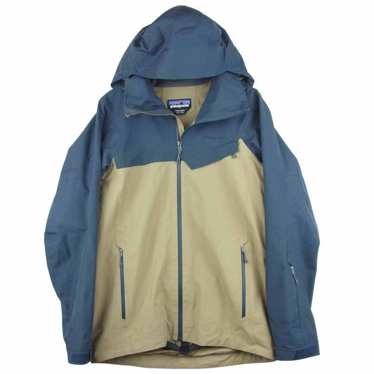 patagonia パタゴニア 17AW 31391 Powder Bowl Jacket GORE-TEX パウダー ボウル ゴアテックス ジャケット ネイビー系 ベージュ系 S【中古】