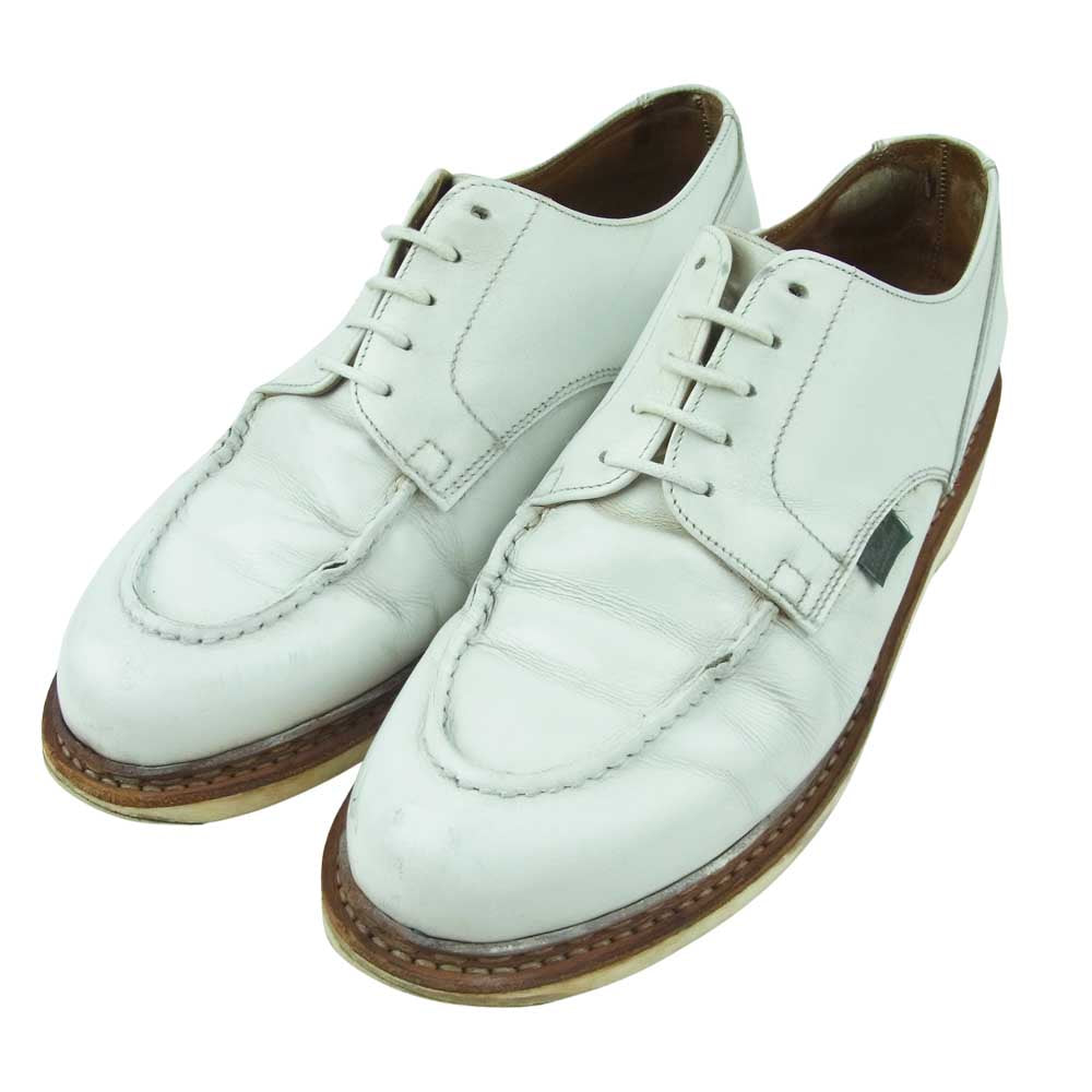 Paraboot パラブーツ 48484 CHAMBORD シャンボード レザー Uチップ ドレスシューズ ホワイト系 9F【中古】