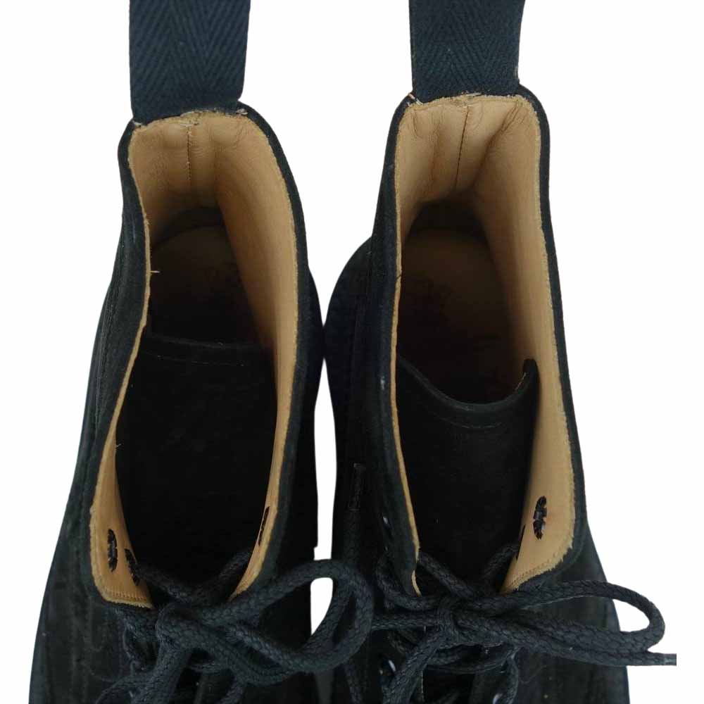 Tricker's トリッカーズ 250819 モルトン ブラックスエード ダイナイト ソール ブーツ ブラック系 9【新古品】【未使用】【中古】