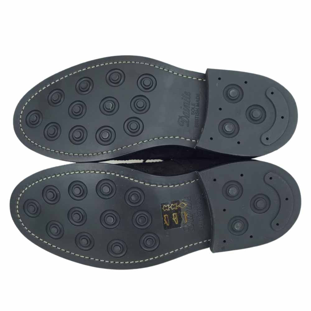 Tricker's トリッカーズ 250819 モルトン ブラックスエード ダイナイト ソール ブーツ ブラック系 9【新古品】【未使用】【中古】