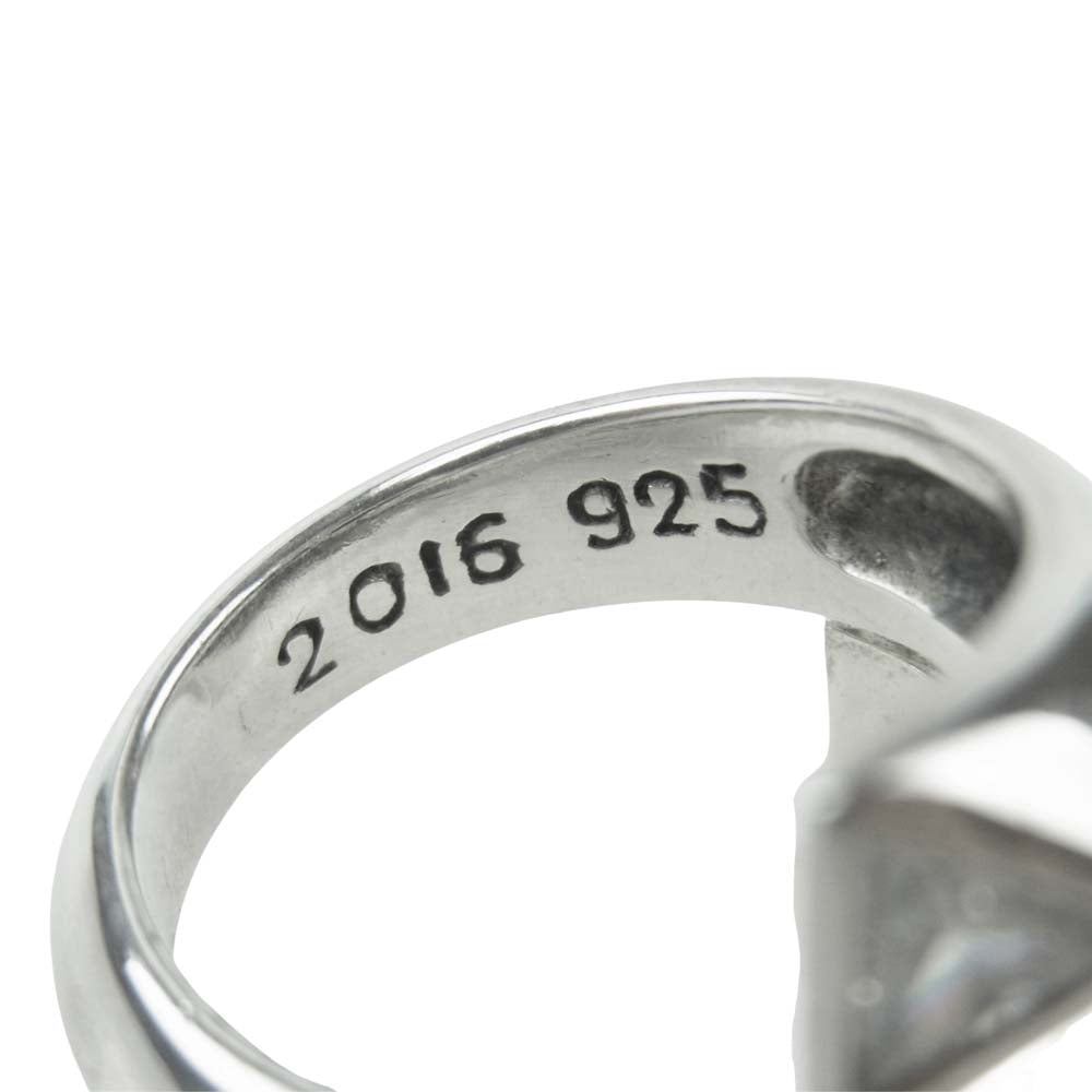 ZOCALO ソカロ EYE OF PROVIDENCE SPIRAL RING アイ オブ プロビデンス スパイラル リング シルバー系 13号【中古】