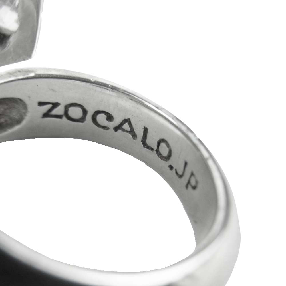 ZOCALO ソカロ EYE OF PROVIDENCE SPIRAL RING アイ オブ プロビデンス スパイラル リング シルバー系 13号【中古】