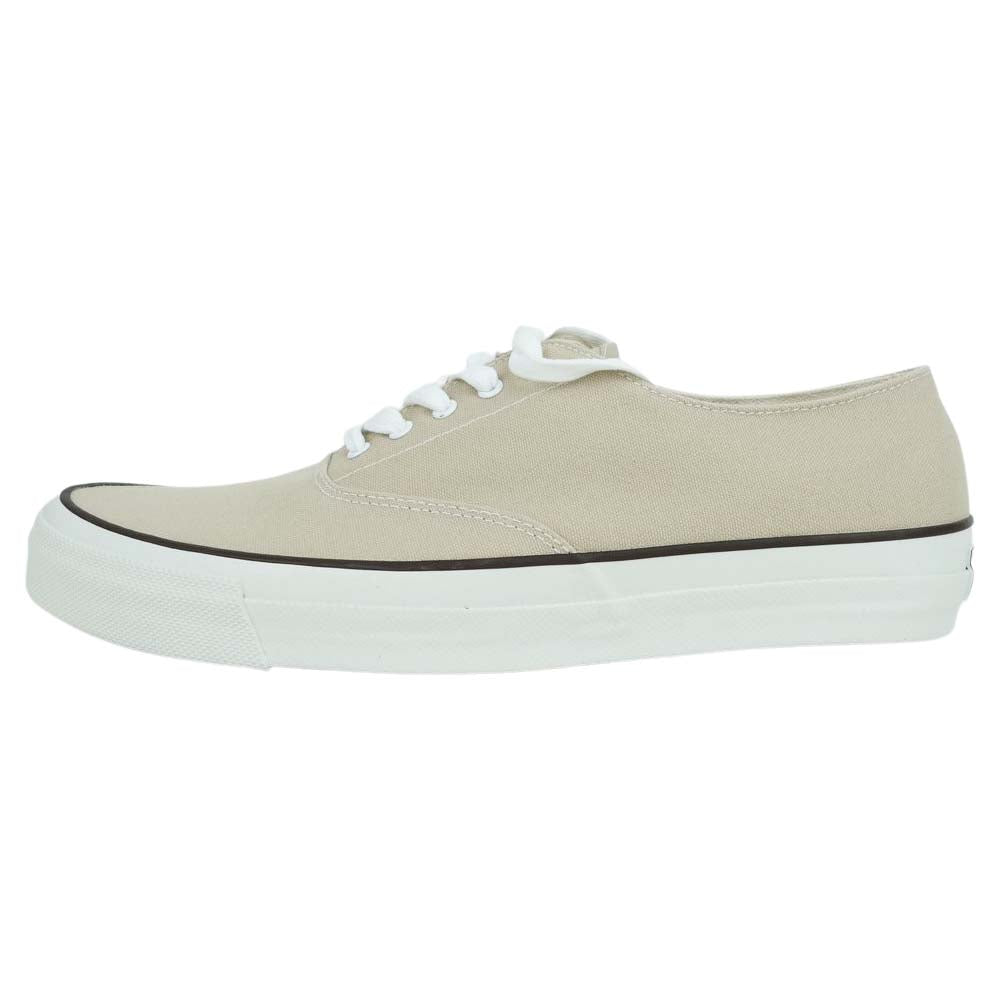 ANATOMICA アナトミカ 540-100-100 WAKOUWA DECK SHOES LOW WHITE SOLE デッキシューズ ベージュ系 26.5cm【新古品】【未使用】【中古】