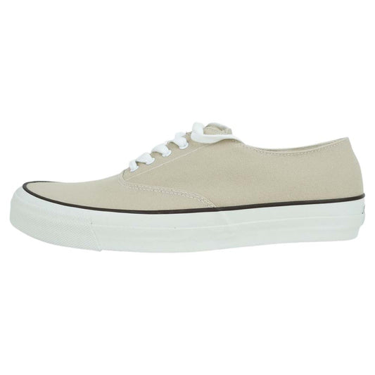 ANATOMICA アナトミカ 540-100-100 WAKOUWA DECK SHOES LOW WHITE SOLE デッキシューズ ベージュ系 26.5cm【新古品】【未使用】【中古】