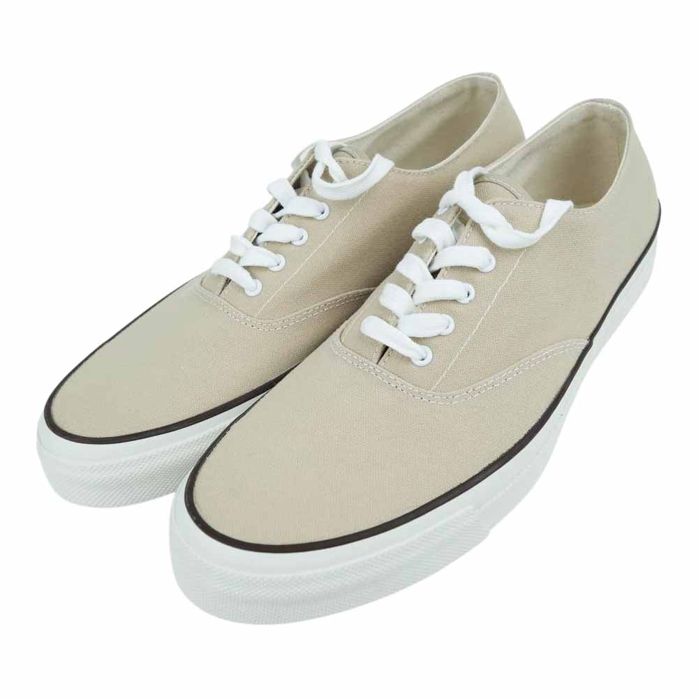 ANATOMICA アナトミカ 540-100-100 WAKOUWA DECK SHOES LOW WHITE SOLE デッキシューズ ベージュ系 26.5cm【新古品】【未使用】【中古】