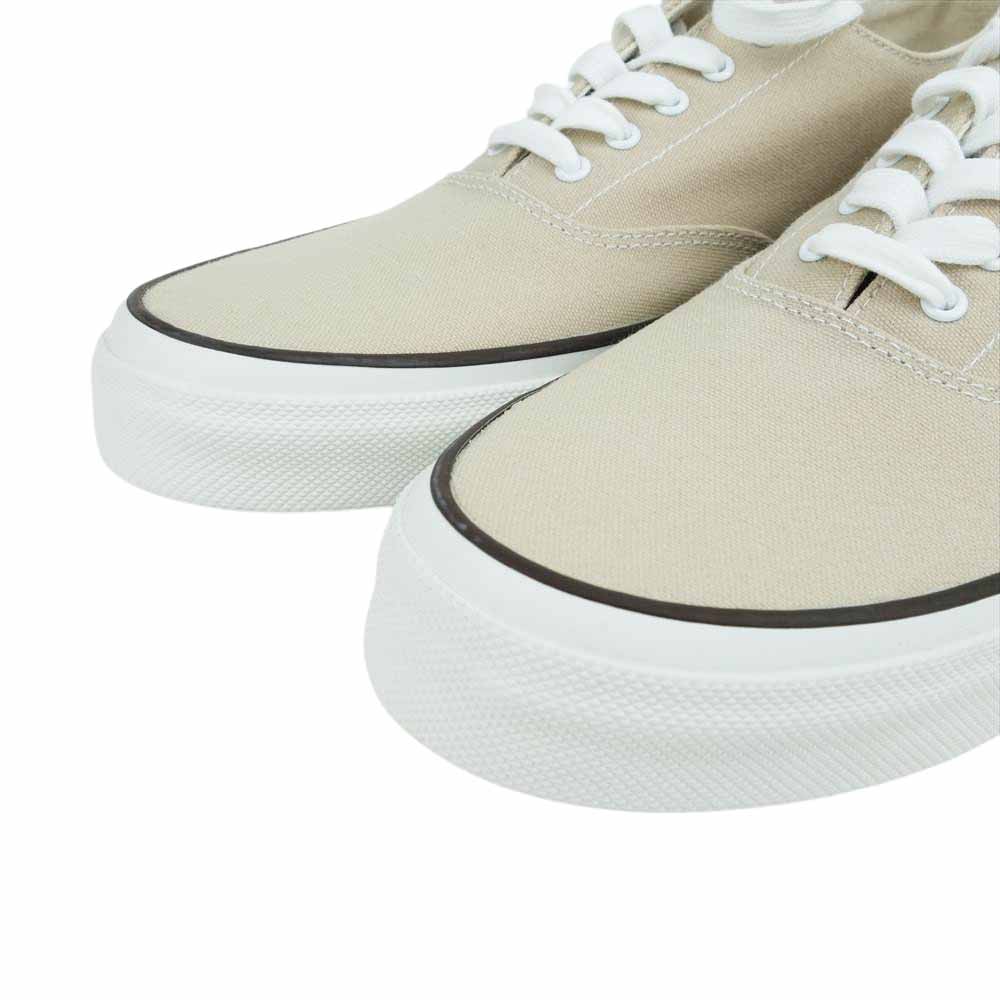 ANATOMICA アナトミカ 540-100-100 WAKOUWA DECK SHOES LOW WHITE SOLE デッキシューズ ベージュ系 26.5cm【新古品】【未使用】【中古】