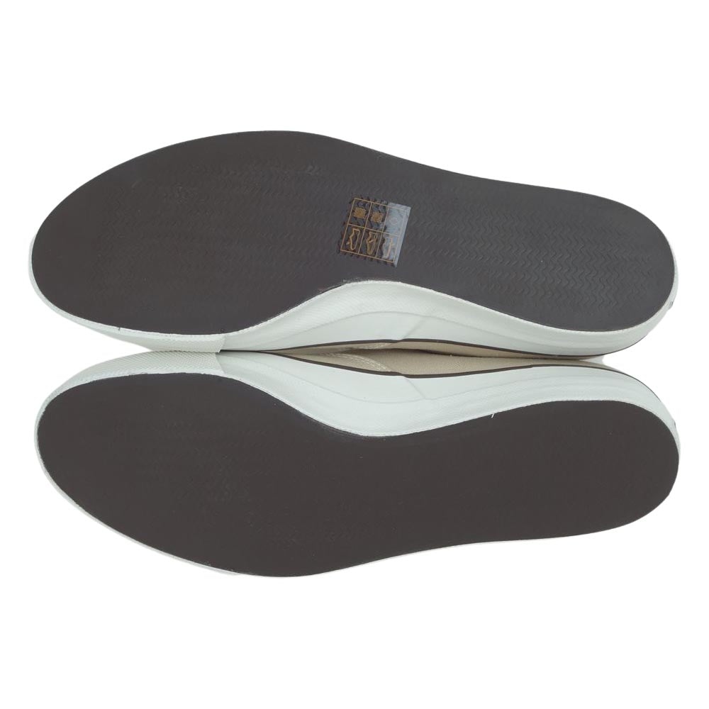 ANATOMICA アナトミカ 540-100-100 WAKOUWA DECK SHOES LOW WHITE SOLE デッキシューズ ベージュ系 26.5cm【新古品】【未使用】【中古】