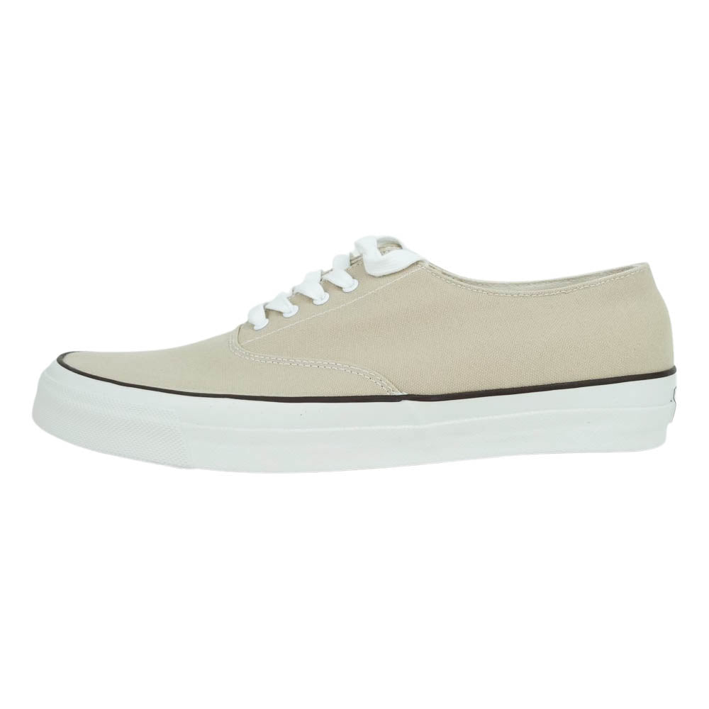 ANATOMICA アナトミカ 540-100-100 WAKOUWA DECK SHOES LOW WHITE SOLE デッキシューズ ベージュ系 27.5cm【新古品】【未使用】【中古】