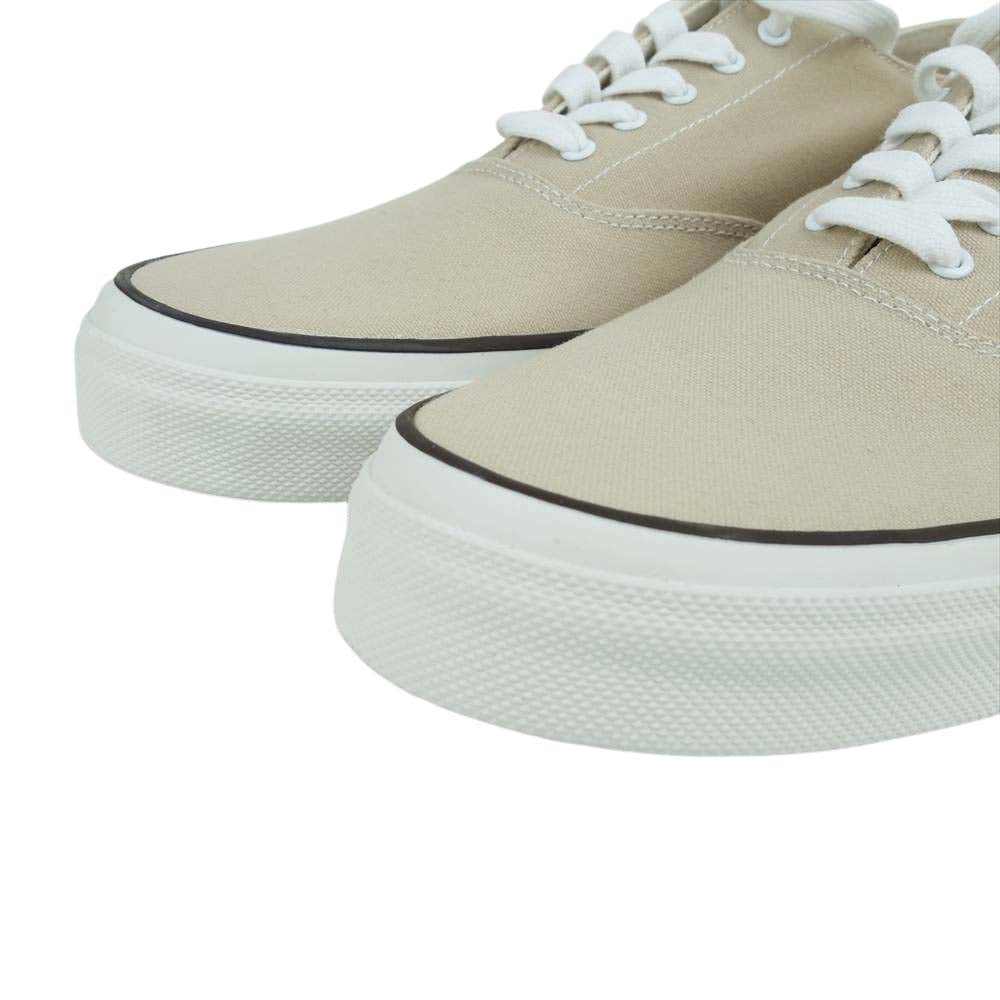ANATOMICA アナトミカ 540-100-100 WAKOUWA DECK SHOES LOW WHITE SOLE デッキシューズ ベージュ系 27.5cm【新古品】【未使用】【中古】