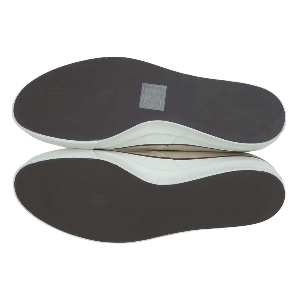 ANATOMICA アナトミカ 540-100-100 WAKOUWA DECK SHOES LOW WHITE SOLE デッキシューズ ベージュ系 27.5cm【新古品】【未使用】【中古】