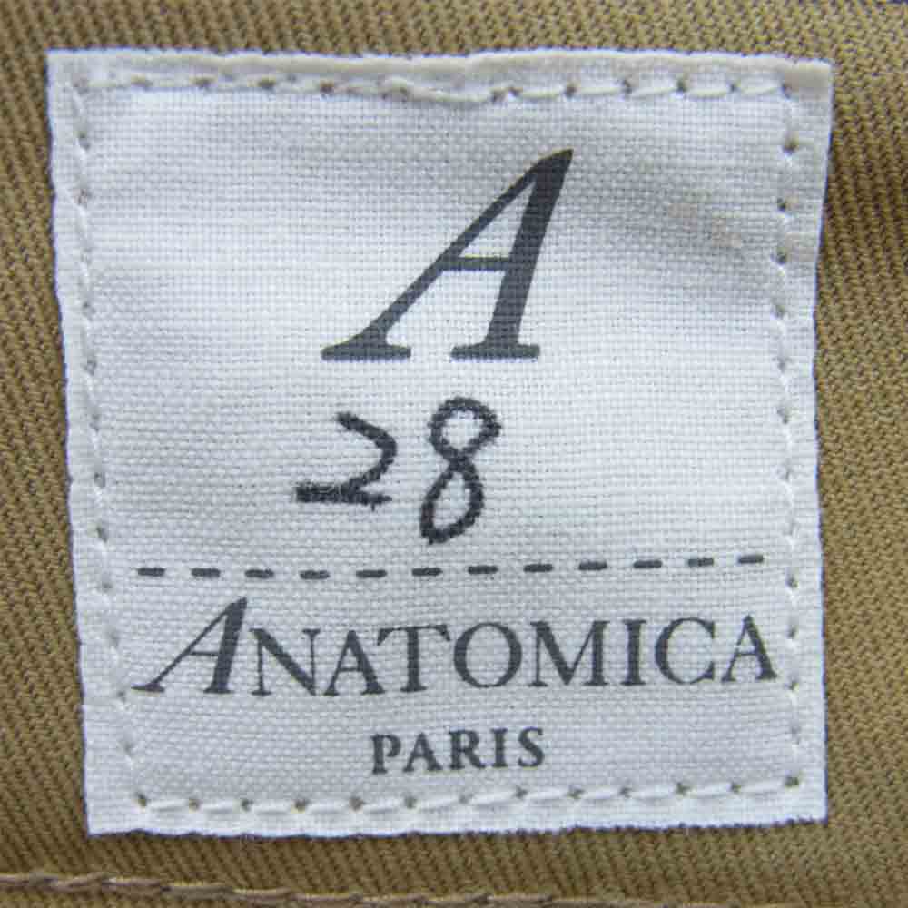 ANATOMICA アナトミカ 530-000-04 CHINO II コットン 日本製 チノ パンツ ベージュ系 28【新古品】【未使用】【中古】