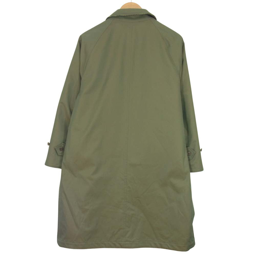 ANATOMICA アナトミカ 20AW 530-552-02 SINGLE RAGLAN リバーシブル チェック シングルラグランコート モスグリーン系 38【極上美品】【中古】