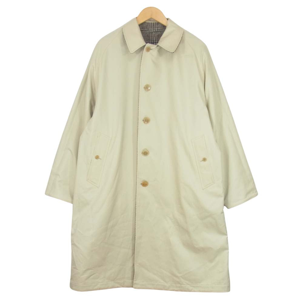 ANATOMICA アナトミカ 530-562-01 SINGLE RAGLAN II 高密度コットンギャバジン ウール リバーシブル シングルラグラン コート ブラウン系 46【新古品】【未使用】【中古】