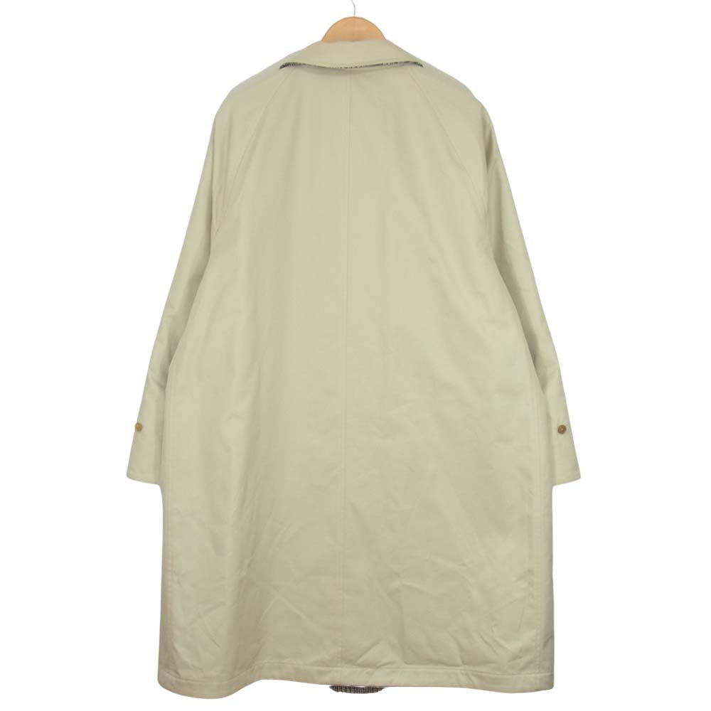 ANATOMICA アナトミカ 530-562-01 SINGLE RAGLAN II 高密度コットンギャバジン ウール リバーシブル シングルラグラン コート ブラウン系 46【新古品】【未使用】【中古】
