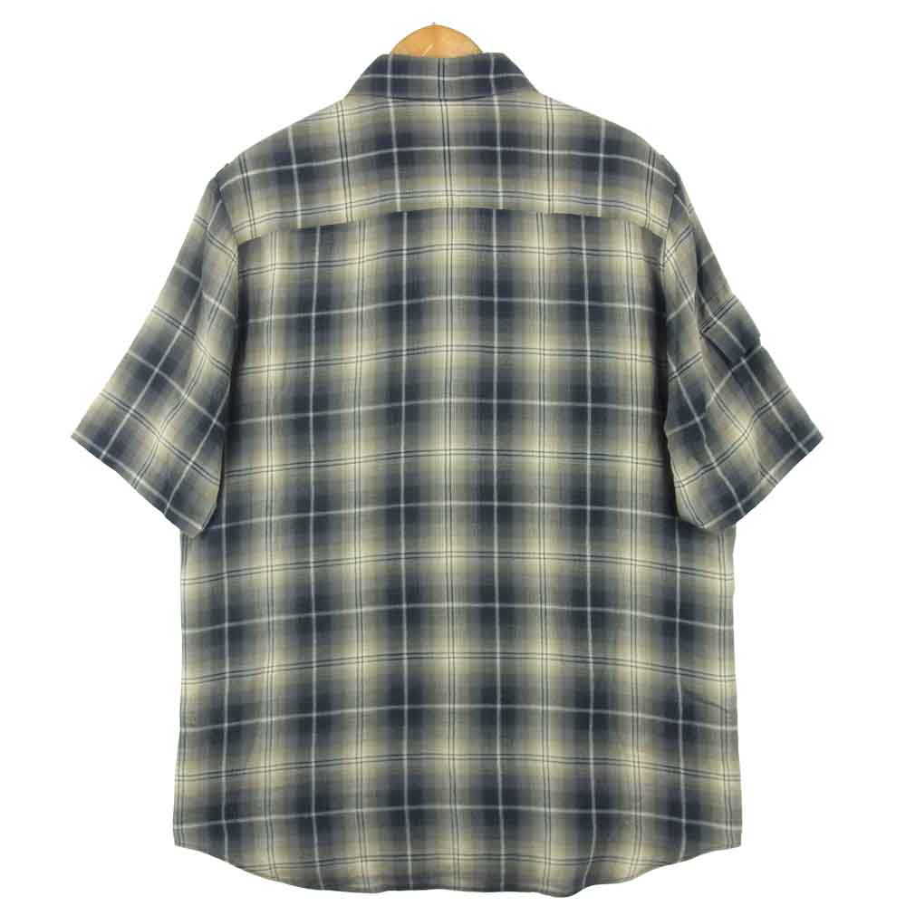 UNDERCOVER アンダーカバー 7S292-SH16 コットン チェック 半袖 シャツ 日本製 グレー系 2【中古】